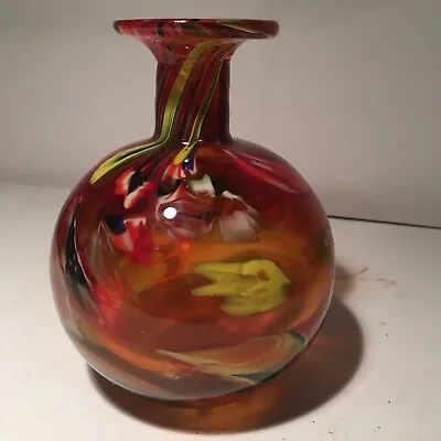 Vintage End Of Day Murano Blown Glass Bud Vase Beautiful Vase • $20