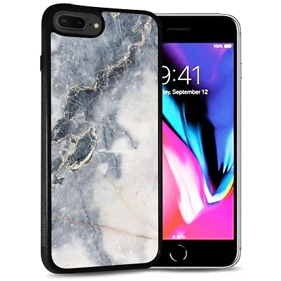 ( For IPhone 6 / 6S ) Back Case Cover PB12589 Grey Marble • $9.99