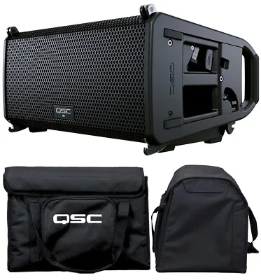 QSC LA108 8  2-Way Powered Line Array Portable DJ LoudSpeaker 1300W + LA108-Tote • $2399.99