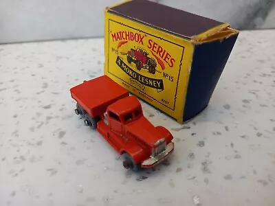 MATCHBOX LESNEY Moko 15a Diamond T Prime Mover Early Model In Box • £22.50