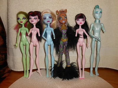 Lot Of 6 Monster High Dolls For Repair Missing Parts Of Arms/Hands • $9.95