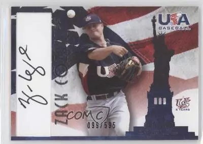 2007 USA Baseball National Signature Black Ink /595 Zack Cozart #A-6 Auto • $7.10