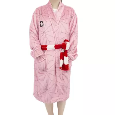 Anime Demon Slayer Kamado Nezuko Cosplay Bathrobe Nightgown Home Wear Costumes  • $44.10