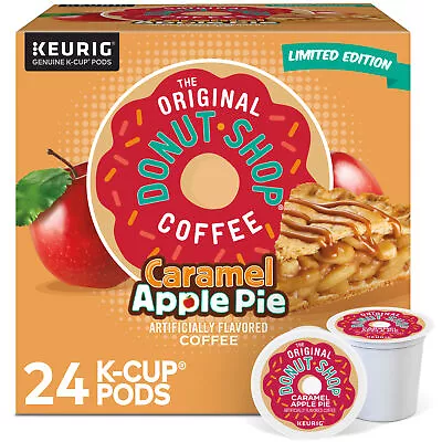 The Original Donut Shop Caramel Apple Pie Coffee K-Cup Light Roast 24 Count • $13.99