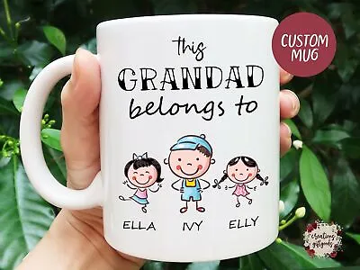 Personalised Grandad Mug Custom Mug Grandad Father's Day Gift Grandad Birthday • $26.99