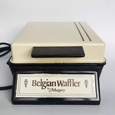 Munsey Vintage Belgian Waffler Maker • $19.95