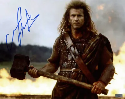 MEL GIBSON SIGNED AUTOGRAPHED 11x14 PHOTO WILLIAM WALLACE BRAVEHEART BECKETT BAS • $1065