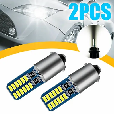 2x Canbus BA9S LED H6W T4W T2W T3W H5W Car Parking Reverse License Plate Lights • $5.71