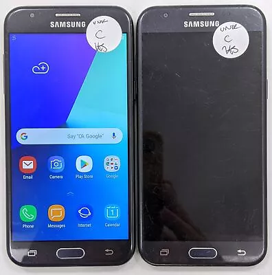 Samsung Galaxy J3 Pop J327R7 16 GB C Spire Fair Condition Check IMEI Lot Of 2 • $23.90