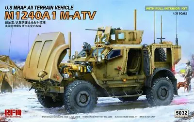 RYEFIELD MODEL RFM RM-5032 1/35 U.S MRAP All Terrain Vehicle M1240A1 M-ATV • $40.83