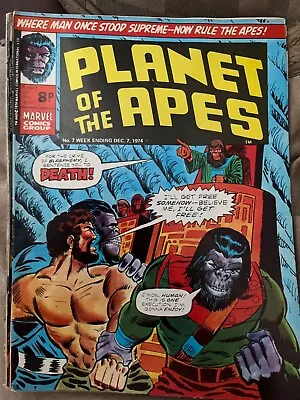 Planet Of The Apes UK Marvel #7 Dracula Lives • £4