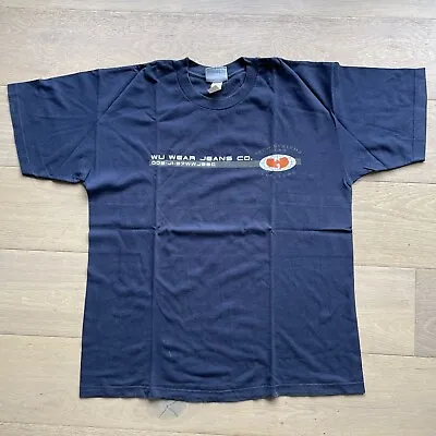 Vintage 1990s WU-TANG WU WEAR CLAN Rap Tee Hip Hop Music Band Tour T Shirt Sz XL • $399.99