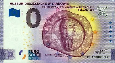 £6.81 • Buy Zero Euro Bill - 0 Euro - Poland - Muzeum Diecezjalne W Tarnowie 2020-1