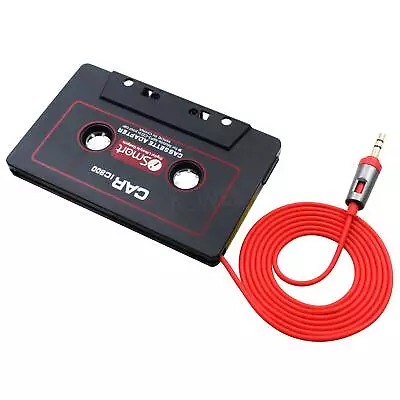 Cassette Tape Adapter 3.5mm AUX Audio Play Music IPod DVD CD Player Phone To Car • $5.77