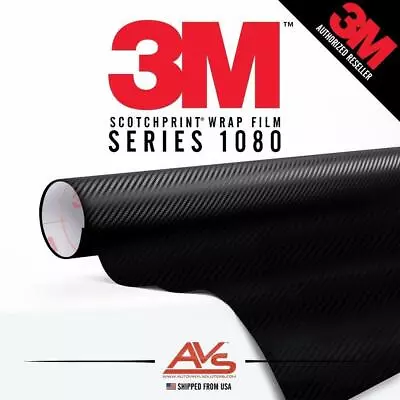 3M Di-Noc Carbon Fiber Matte Black Vinyl Car Wrap Film Sheet Roll -...  • $37.22