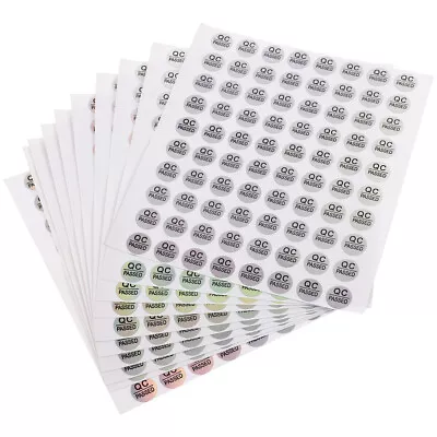 800PCS Self Adhesive QC Passed Labels Warehouse Quality Stickers Check Tested • $9.29