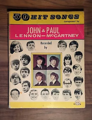 50 Hit Songs Composed By John Lennon & Paul McCartney Vintage Songbook Beatles • $36.58