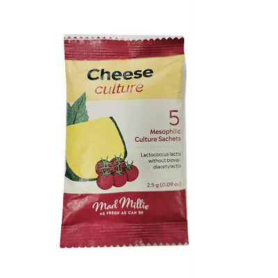 New Mad Millie  Cheese/Mesophilic Culture Sachets X 5 • $7.67