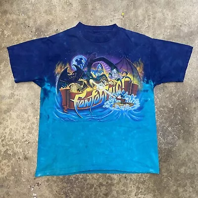 Disney Vintage Fantasmic T Shirt Mens Large Tie Dye MGM Studios Mickey Mouse • $199.99