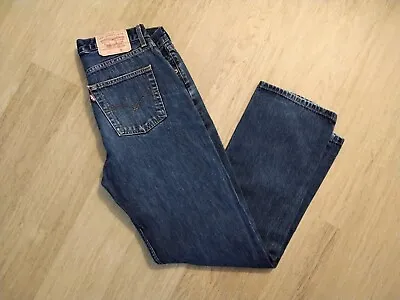 Levis 751 100% Cotton Denim Jeans W34 L32(fits 31 Leg) Classic Straight Fit Zip • £18