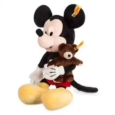 Disney Parks - STEIFF 12  MICKEY MOUSE With 4.5  Teddy Bear • $49.99
