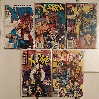 Uncanny X-men #270 271 272 274 276 ( X-tinction Agenda ) Rogue Magneto Jim Lee • $24.95