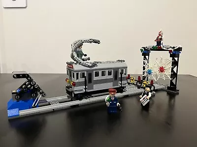 LEGO (4855) Spider-Man's Train Rescue W/ Instructions - Spider-Man (USED/RARE) • $350