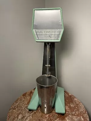 Vintage Sterling SM Multimixer Milkshake Mixer Seafoam Green 115V • $132.22