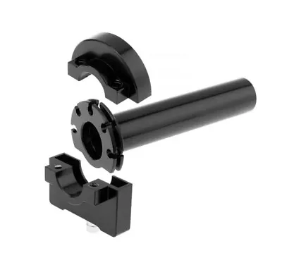 Black CNC Aluminum Twist Throttle Assembly - 7/8  - 22mm - Universal Fitment • $19.98