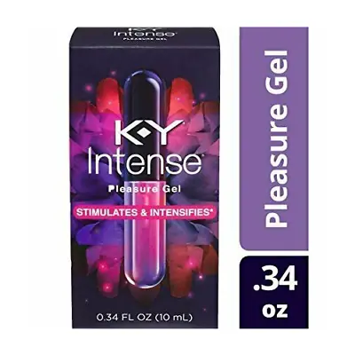 K-Y Intense Lubricant Pleasure Gel Stimulates & Intensifies 0.34 Ounce Pack Of 3 • $77.32