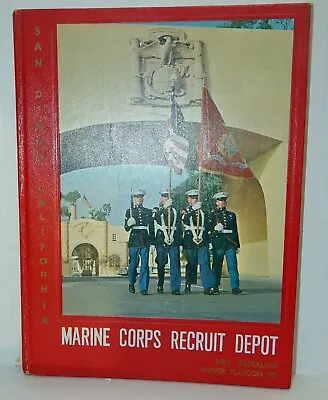 MARINE CORPS RECRUIT DEPOT Book SAN DIEGO 1st Battalion Platoon 179 Vietnam Era • $28