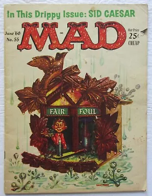 MAD Magazine #55 Silver Age E.C. Magazine 1960 VG • $1.49