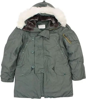 US Air Force Extreme Cold Weather Type N-3B Parka - Medium - Good Condition • $97