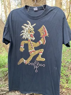 Vintage 2000’s Insane Clown Posse Hatchetman T-Shirt XL Black Psychopathic ICP • $39.99