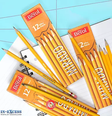 £1.95 • Buy Berol Mirado 12 Pack Of Office Pencils- 2 Grades Available