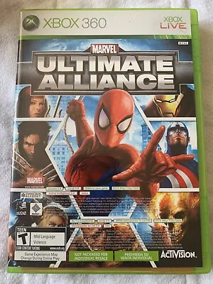 Marvel Ultimate Alliance & Forza 2 Motorsport Xbox 360 - Complete CIB • $9.99