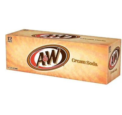 A & W Cream Soda 1 -  12 Pack Of 12 Oz Cans • £15.39