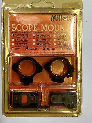 Vintage Millett Scope Mounts 700 Series Medium Smooth • $9.99