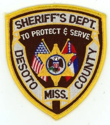 Mississippi Ms Desoto County Sheriff Nice Shoulder Patch Police • $4.99