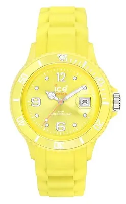 Ice-Watch Big Sili Summer Aurora Dial Silicon Strap Watch Yellow • $14.99