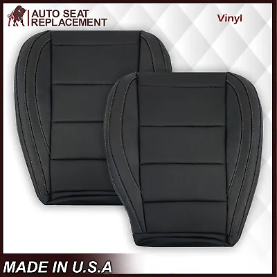 2015-2023 Ford Mustang Driver OR Passenger Perforated Vinyl Seat Cover In Black • $139.76