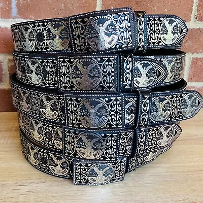 Men's Western Leather Belt. Cowboy Rodeo Belt. Cinto Vaquero Cinto Charro Laser • $58.50