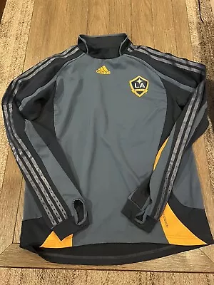 Mens Adidas Los Angeles Galaxy Soccer Long Sleeve Jersey Large • $64