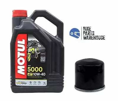 Kawasaki zx6r Ninja 1997-1998 Motul 5000 10w40 Oil & Filter Service Kit • £34.99