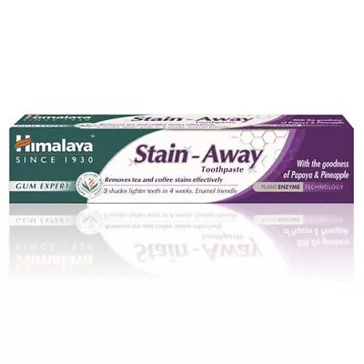 Himalaya Toothpaste|All Natural Herbal | Stain Away Herbal | Enamel Protect 75ml • £5.45