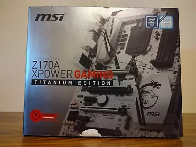 MSi Z170A XPOWER GAMING TITANIUM EDITION LGA 1151 ATX Gaming Motherboard • $130