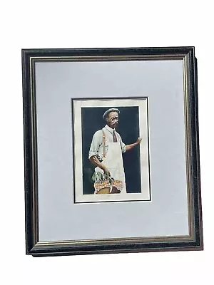 1984 Signed Framed Afroamerican Male With Fruits MA • $75