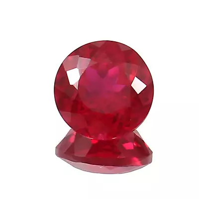 AAA+ Natural Flawless Mozambique Blood Red Ruby Loose Round Gemstone Cut 6x6 MM • $51.77