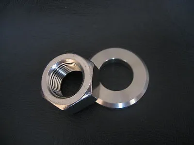 Stainless Steel Rear Wheel Washer Nut Fits Moto Guzzi V35 V50 V65 Nevada 350 750 • $14.86