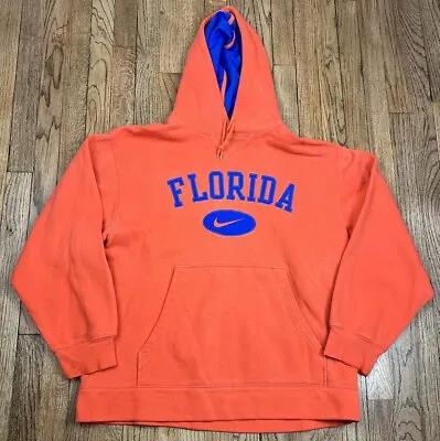 Vintage Nike Center Swoosh Florida Gators Hoodie Sweatshirt Men’s Size Medium • $40.45